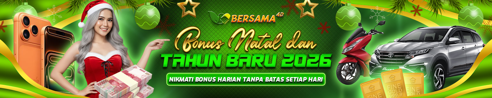 BANNER NATAL & TAHUN BARU 2026 BERSAMA4D